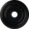 Ekena Millwork Dublin Ceiling Medallion (Fits Canopies up to 5 1/8"), 17 7/8"OD x 3 5/8"ID x 1 1/4"P, Jet Black CM17DUBLF - alternate 1